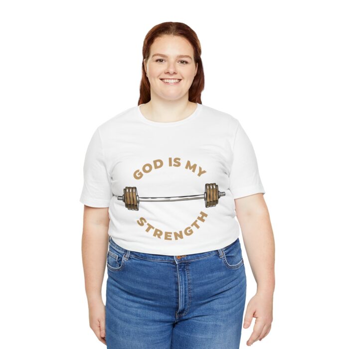 God Is My Strength T-Shirt - Faith and Fitness Apparel - YHWH Threads - Image 15