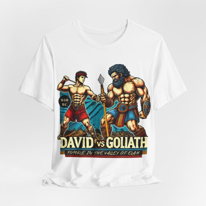 David vs Goliath T-Shirt - Faith and Strength Tee - YHWH Threads - Image 6