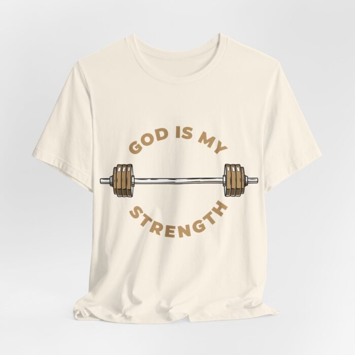 God Is My Strength T-Shirt - Faith and Fitness Apparel - YHWH Threads - Image 64