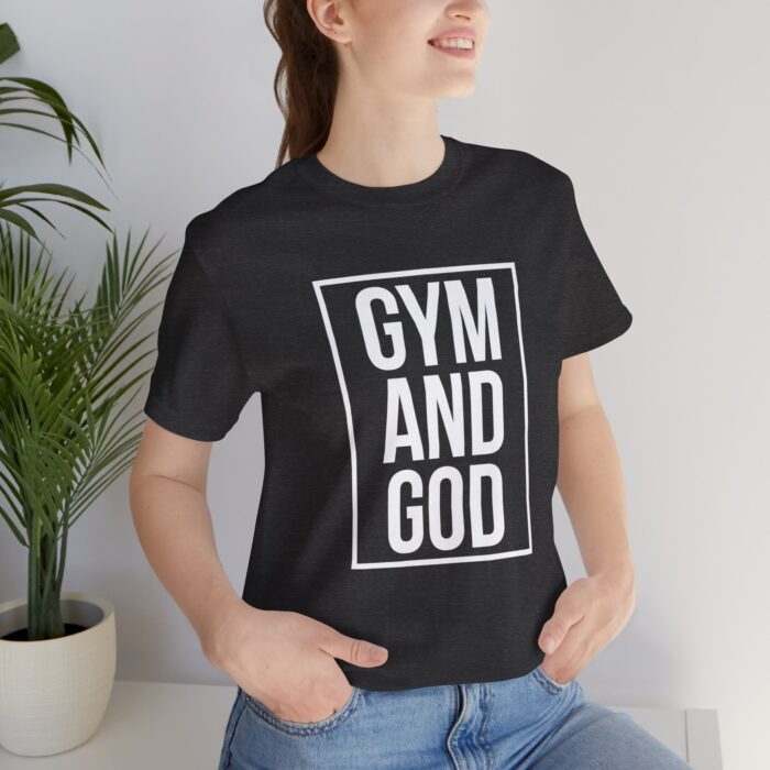 Gym & God T-Shirt - Faith and Fitness Tee - YHWH Threds - Image 30