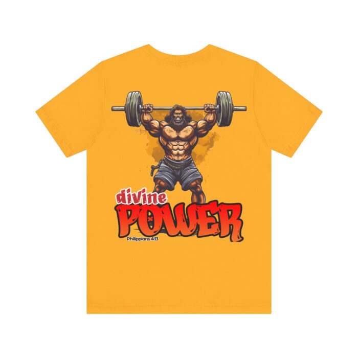 Divine Power T-Shirt - Philippians 4:13 Faith and Fitness Apparel - YHWH Threads - Image 148