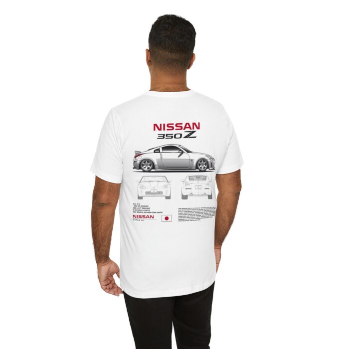 Nissan 350Z Blueprint Graphic Tee - Boosted Gear Co. - Image 17