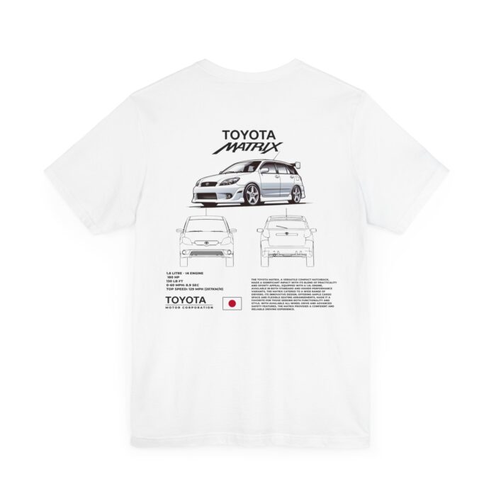 Toyota Matrix Blueprint Graphic Tee - Boosted Gear Co.