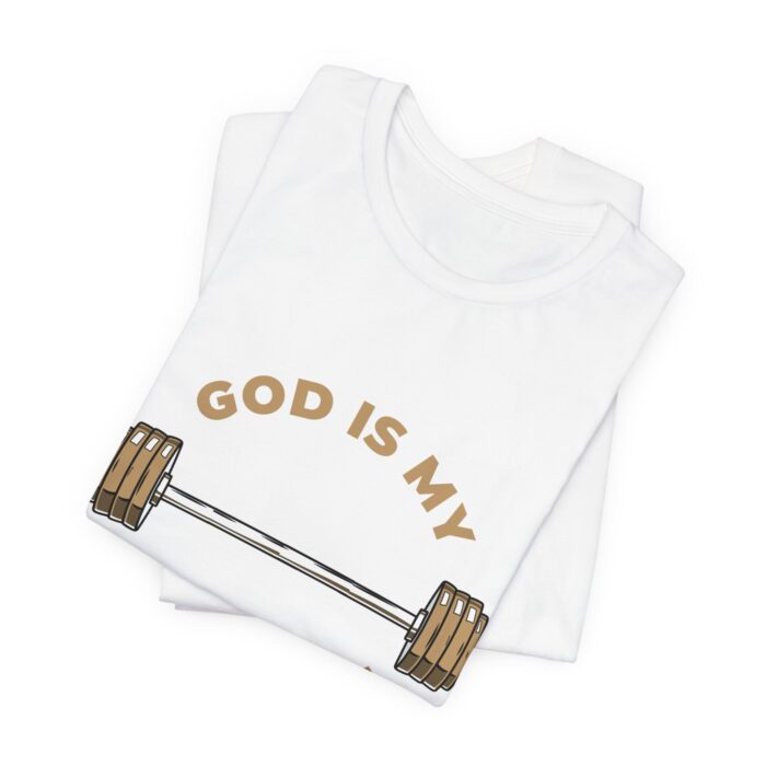 God Is My Strength T-Shirt - Faith and Fitness Apparel - YHWH Threads - Image 5