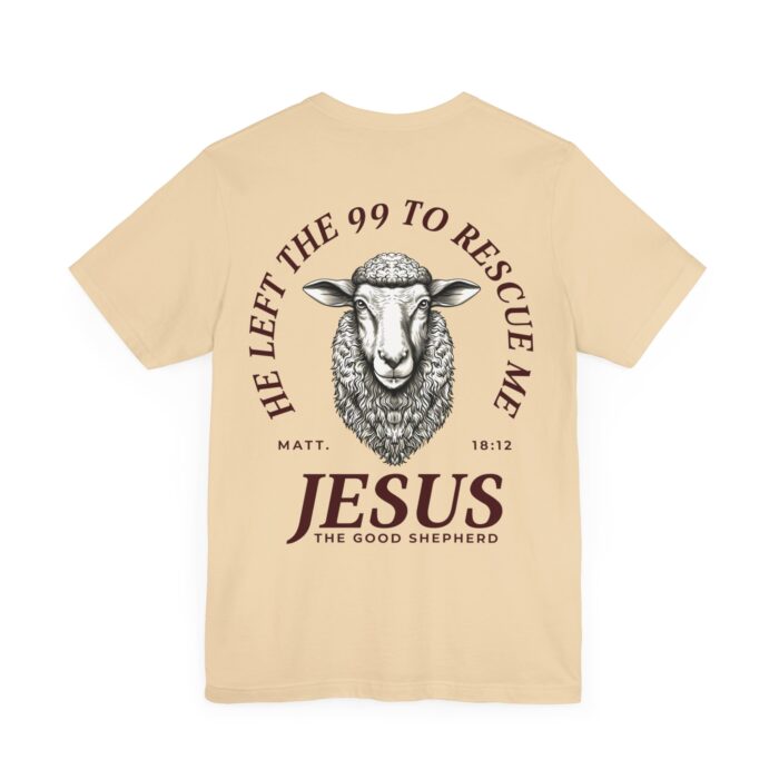 Jesus The Good Shepherd T-Shirt - Matthew 18:12 Faith Apparel - YHWH Threads - Image 59