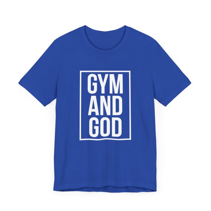 Gym & God T-Shirt - Faith and Fitness Tee - YHWH Threds - Image 16