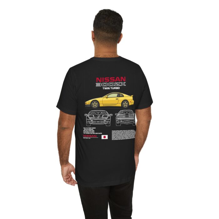 Nissan 300ZX Twin Turbo Blueprint Graphic Tee - Boosted Gear Co - Image 46