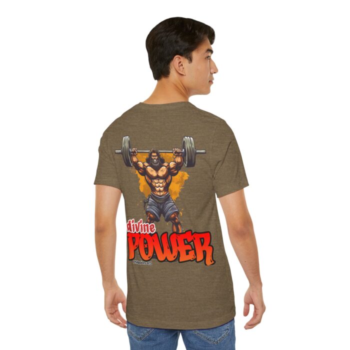 Divine Power T-Shirt - Philippians 4:13 Faith and Fitness Apparel - YHWH Threads - Image 195