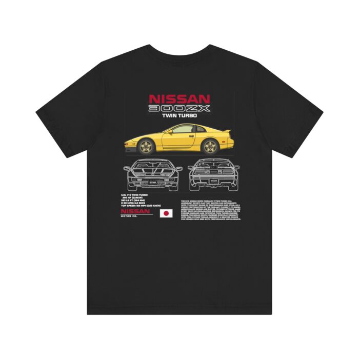 Nissan 300ZX Twin Turbo Blueprint Graphic Tee - Boosted Gear Co - Image 32