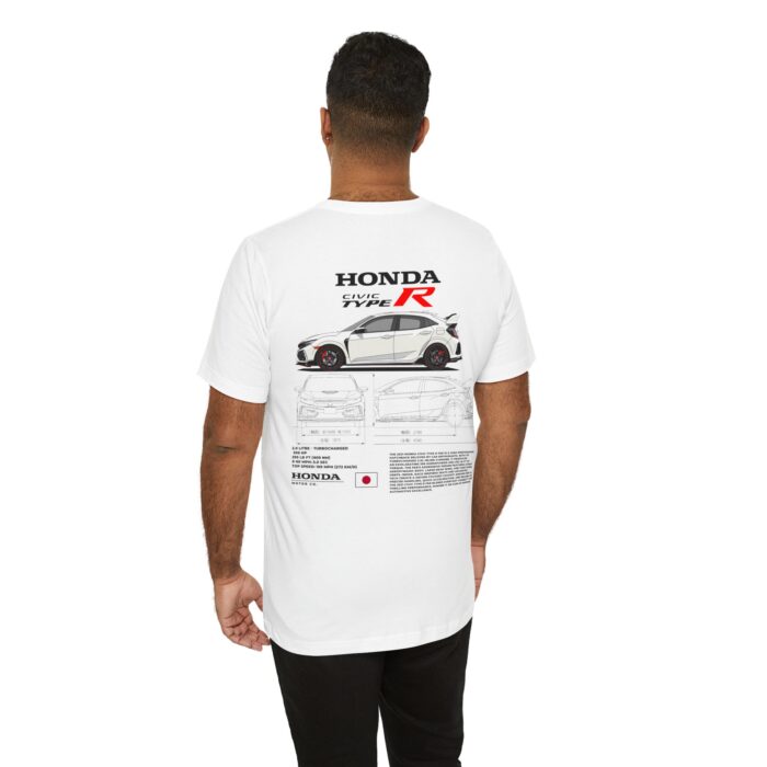 Honda Civic Type R Blueprint Graphic Tee - Boosted Gear Co - Image 17