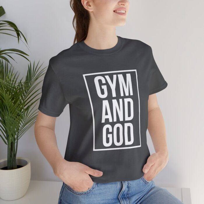 Gym & God T-Shirt - Faith and Fitness Tee - YHWH Threds - Image 24