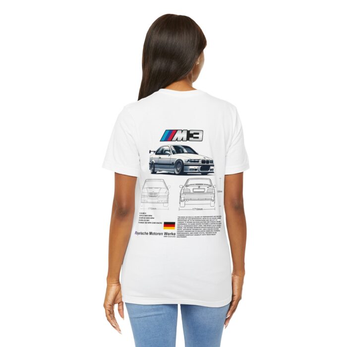 BMW M3 E36 Blueprint Graphic Tee - Boosted Gear Co - Image 23