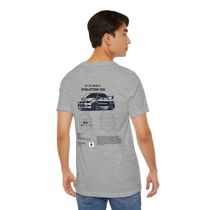 Mitsubishi Evolution VIII Blueprint Graphic Tee - Boosted Gear Co. - Image 108