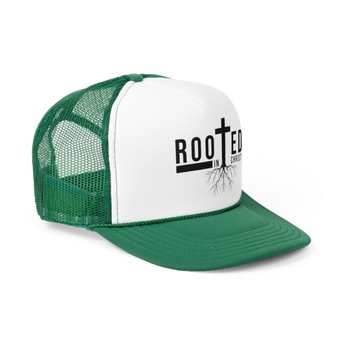 Rooted in Christ Trucker Hat - YHWH Threads - Image 5