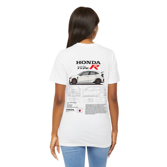 Honda Civic Type R Blueprint Graphic Tee - Boosted Gear Co - Image 23