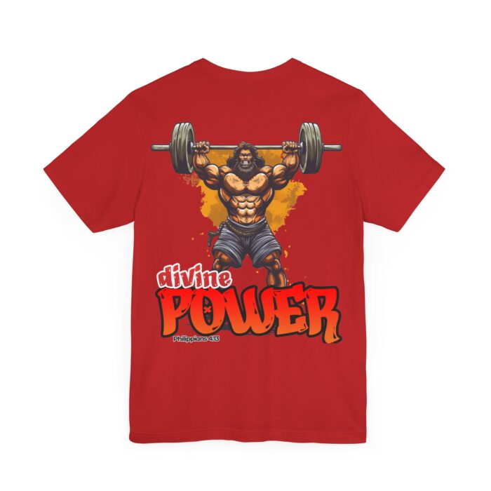 Divine Power T-Shirt - Philippians 4:13 Faith and Fitness Apparel - YHWH Threads - Image 320