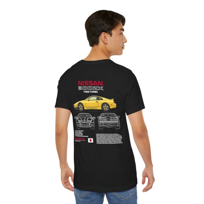 Nissan 300ZX Twin Turbo Blueprint Graphic Tee - Boosted Gear Co - Image 50