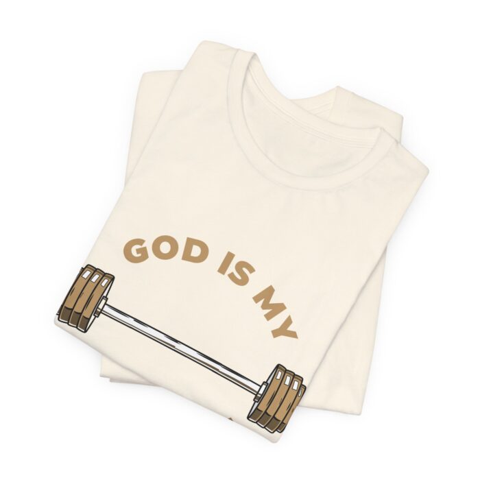 God Is My Strength T-Shirt - Faith and Fitness Apparel - YHWH Threads - Image 63