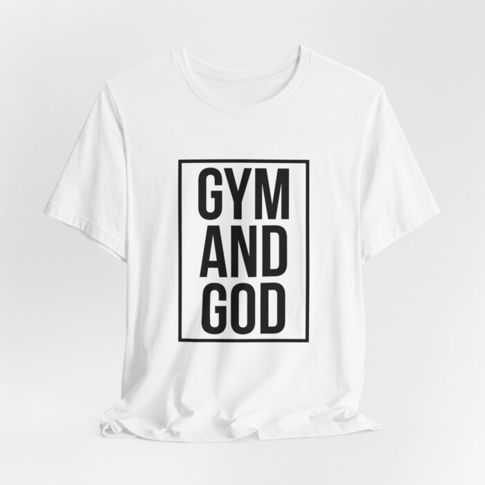 Gym & God T-Shirt - Faith and Fitness Tee - YHWH Threds - Image 5