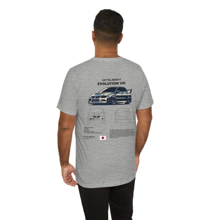 Mitsubishi Evolution VIII Blueprint Graphic Tee - Boosted Gear Co. - Image 104