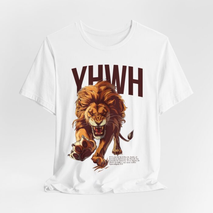 Camiseta León de Judá - Apocalipsis 5:5 - YHWH Threads - Image 6