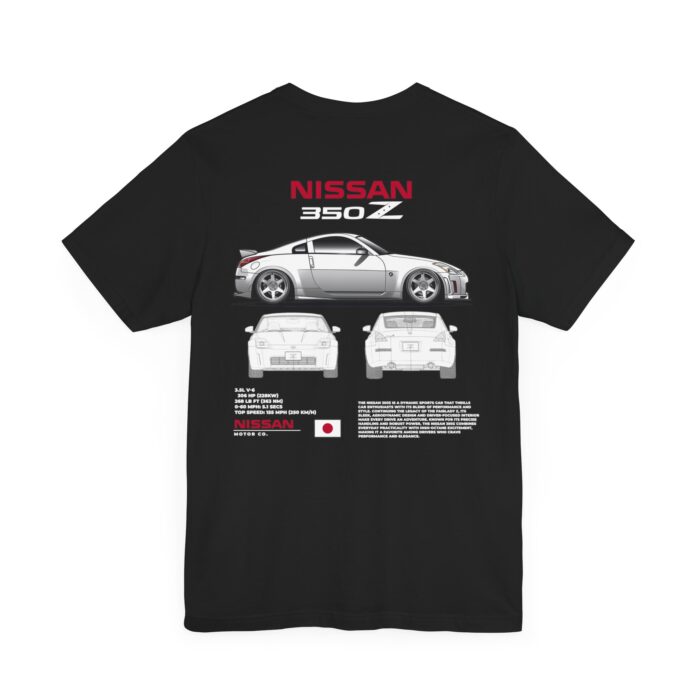 Nissan 350Z Blueprint Graphic Tee - Boosted Gear Co. - Image 30