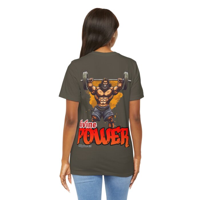 Divine Power T-Shirt - Philippians 4:13 Faith and Fitness Apparel - YHWH Threads - Image 255