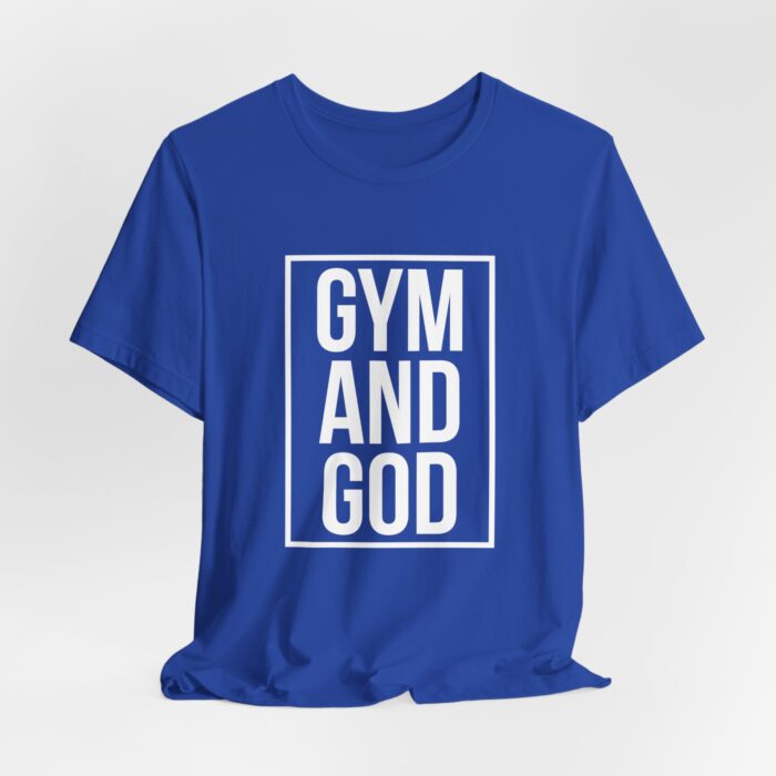 Gym & God T-Shirt - Faith and Fitness Tee - YHWH Threds - Image 18