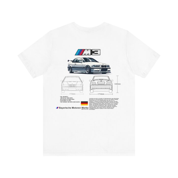 BMW M3 E36 Blueprint Graphic Tee - Boosted Gear Co