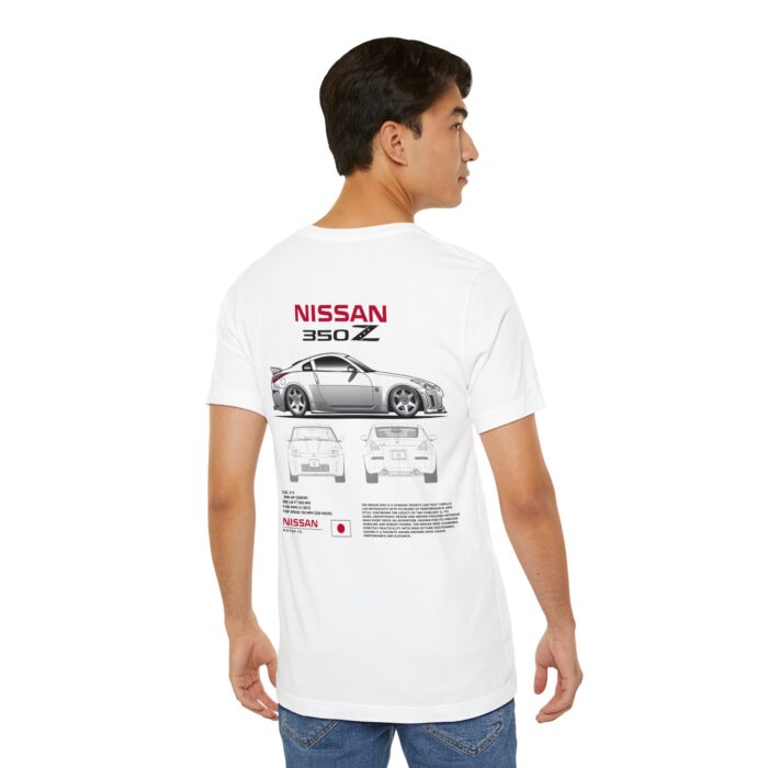 Nissan 350Z Blueprint Graphic Tee - Boosted Gear Co. - Image 21