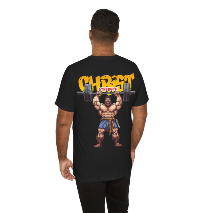 Christ Strength T-Shirt - Faith and Fitness Apparel - YHWH Threads - Image 46