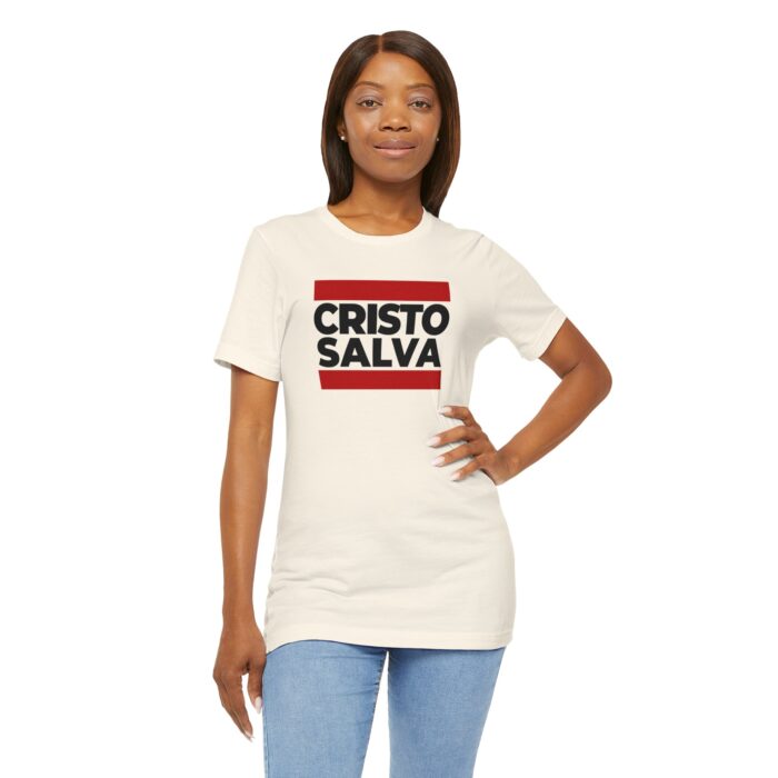 Cristo Salvaa Camiseta Cristo Salva - Ropa de Fe - YHWH Threads - Image 51