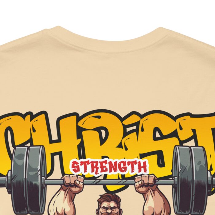 Christ Strength T-Shirt - Faith and Fitness Apparel - YHWH Threads - Image 126