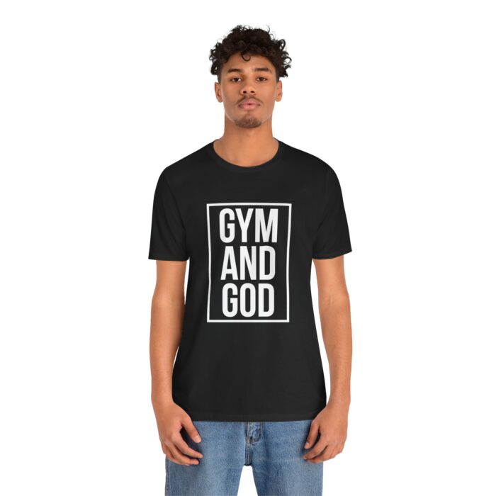 Gym & God T-Shirt - Faith and Fitness Tee - YHWH Threds - Image 10