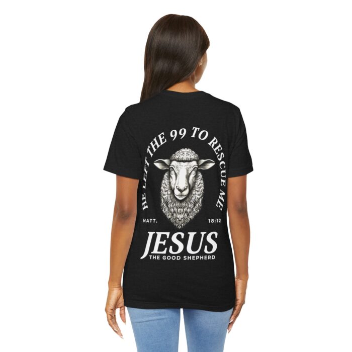 Jesus The Good Shepherd T-Shirt - Matthew 18:12 Faith Apparel - YHWH Threads - Image 52