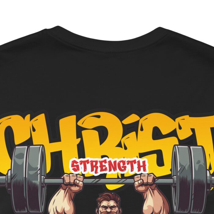 Christ Strength T-Shirt - Faith and Fitness Apparel - YHWH Threads - Image 39