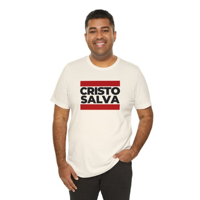 Cristo Salvaa Camiseta Cristo Salva - Ropa de Fe - YHWH Threads - Image 45