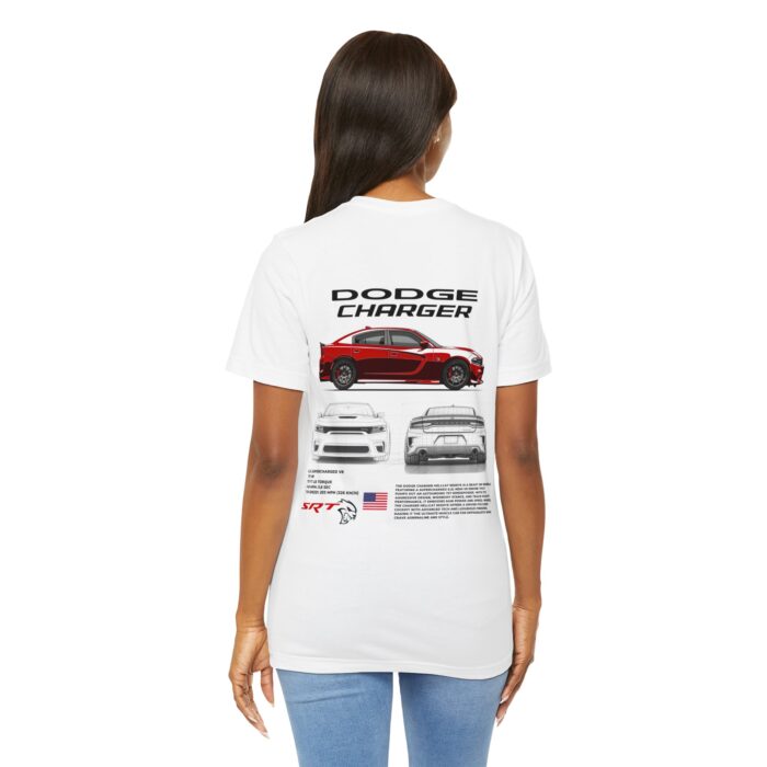 Dodge Charger SRT Hellcat Redeye Blueprint Graphic Tee - Premium Car Enthusiast T-Shirt - Boosted Gear Co. - Image 23