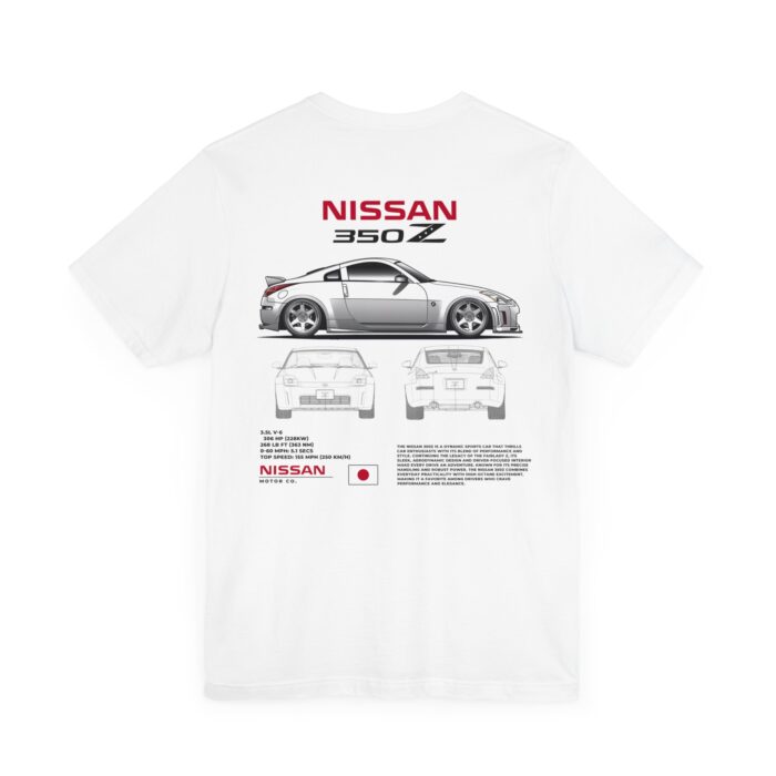 Nissan 350Z Blueprint Graphic Tee - Boosted Gear Co.