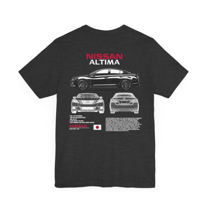 Nissan Altima Blueprint Graphic Tee - Boosted Gear Co. - Image 30