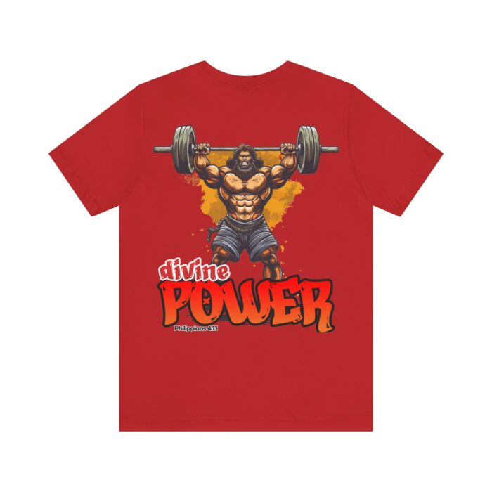 Divine Power T-Shirt - Philippians 4:13 Faith and Fitness Apparel - YHWH Threads - Image 322