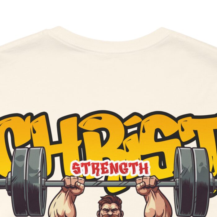 Christ Strength T-Shirt - Faith and Fitness Apparel - YHWH Threads - Image 97