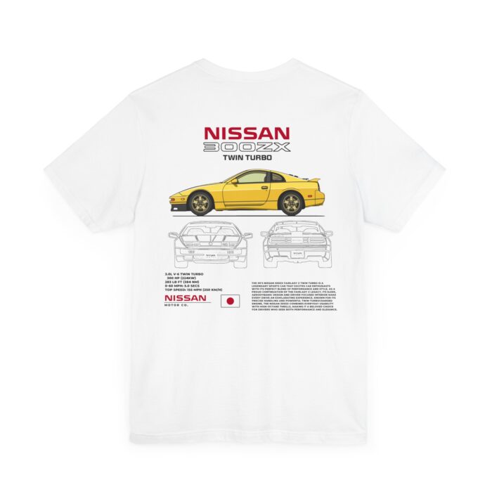 Nissan 300ZX Twin Turbo Blueprint Graphic Tee - Boosted Gear Co