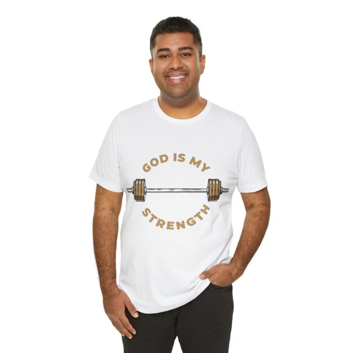 God Is My Strength T-Shirt - Faith and Fitness Apparel - YHWH Threads - Image 16