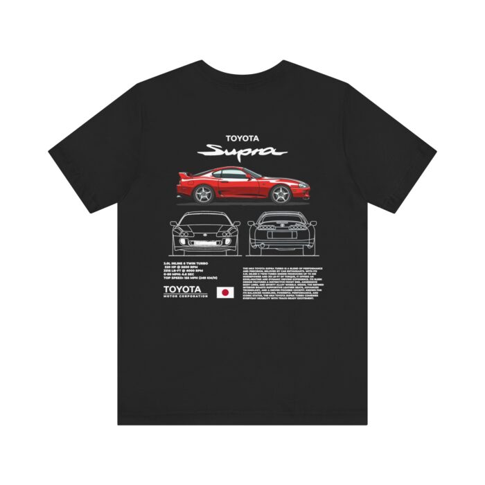 Toyota Supra MK4 Blueprint Graphic Tee - Boosted Gear Co. - Image 32