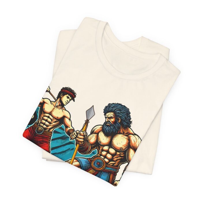 David vs Goliath T-Shirt - Faith and Strength Tee - YHWH Threads - Image 63