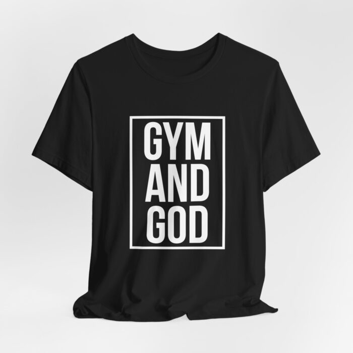 Gym & God T-Shirt - Faith and Fitness Tee - YHWH Threds - Image 14