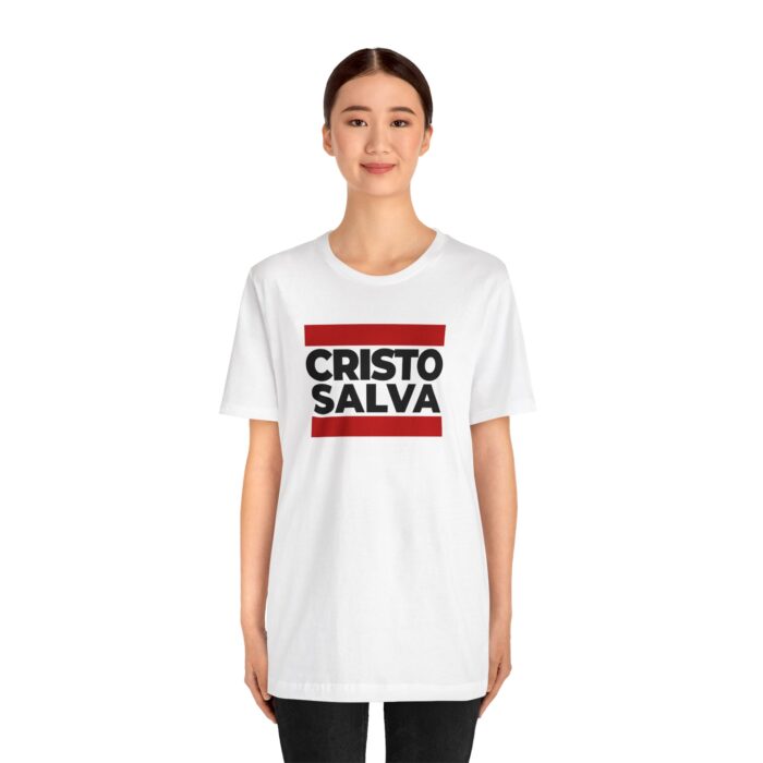 Cristo Salvaa Camiseta Cristo Salva - Ropa de Fe - YHWH Threads - Image 11