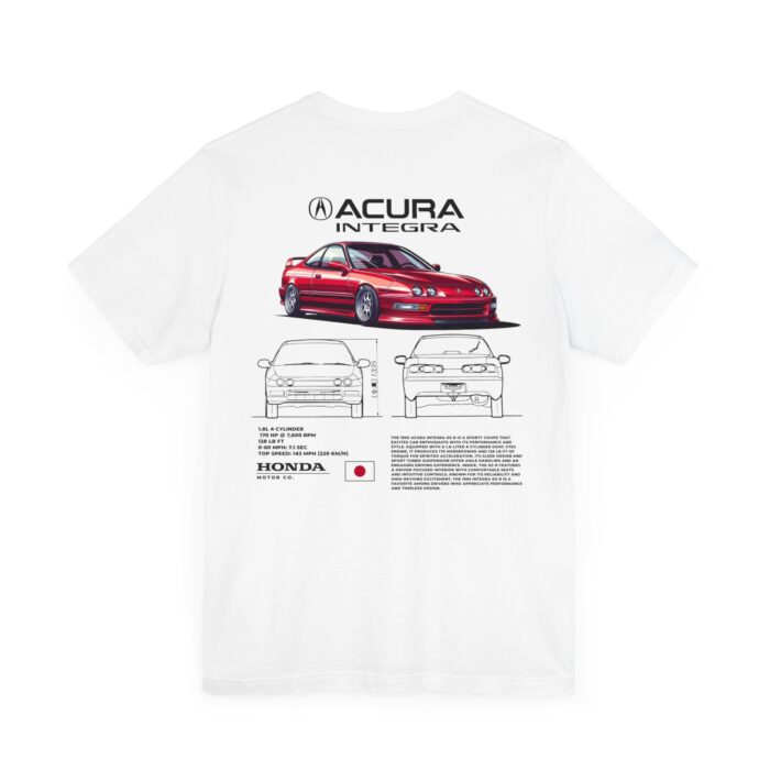 Acura Integra GS-R Blueprint Graphic Tee - Boosted Gear Co.