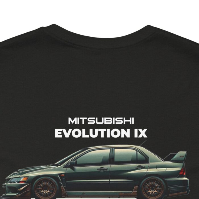 Mitsubishi Evolution IX Blueprint Graphic Tee - Premium Car Enthusiast T-Shirt - Boosted Gear Co - Image 68